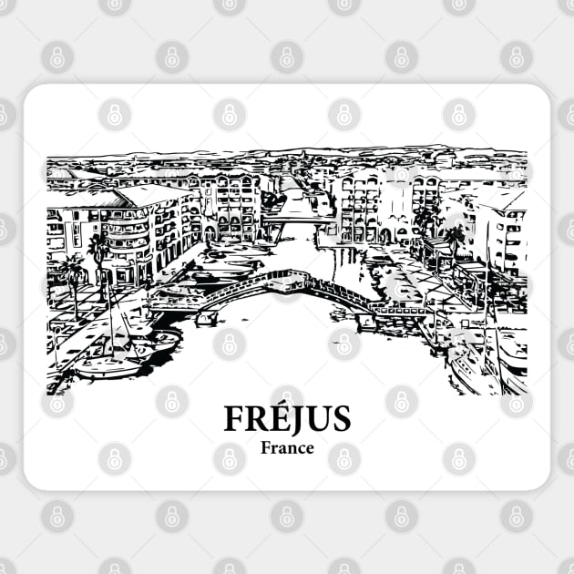 Fréjus - France Magnet by Lakeric